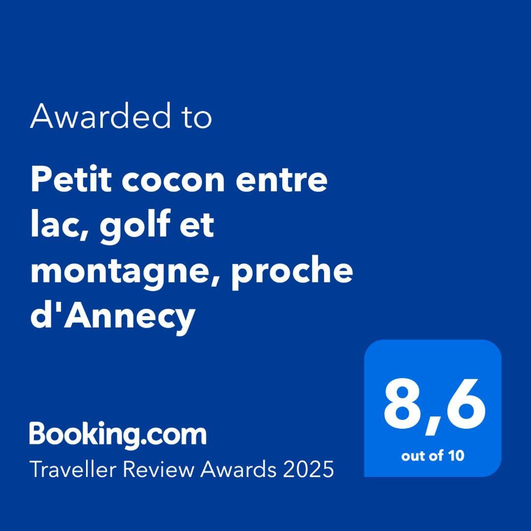 Petit cocon entre lac, golf et montagne proche d'Annecy- Séjour tout compris Giez Esterno foto